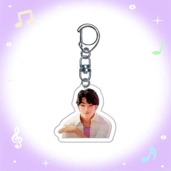 Брелок Охотник на ведьм Yousheng Акриловый Аниме Подвеска Держатель Яркое Выражение Персонажа Брелок Аксессуар для Сумки