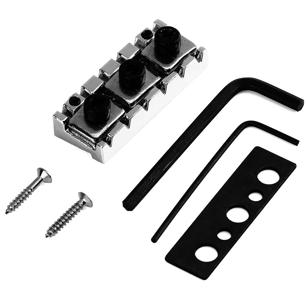 Electric Guitar String Locking Nut 42.5mm Chord Electric Guitar String Locking Nut Fixing Lock Replacement Guitar Accessories
