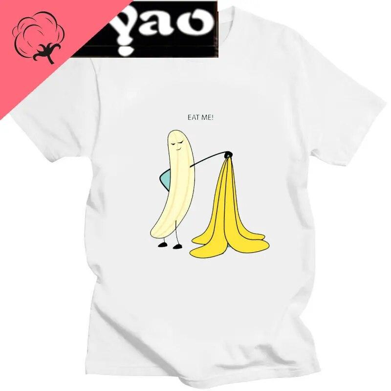 Забавная футболка с принтом банана, дизайн, летняя юмористическая шутка, хипстерская футболка, унисекс, женская повседневная уличная одежда, футболки с графикой, хлопок