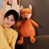 Лесное дикое животное косплей чучело полосатый плюш оранжевый лис кукла плюшевая игрушка обнимашка спящий компаньон для девочки подарок