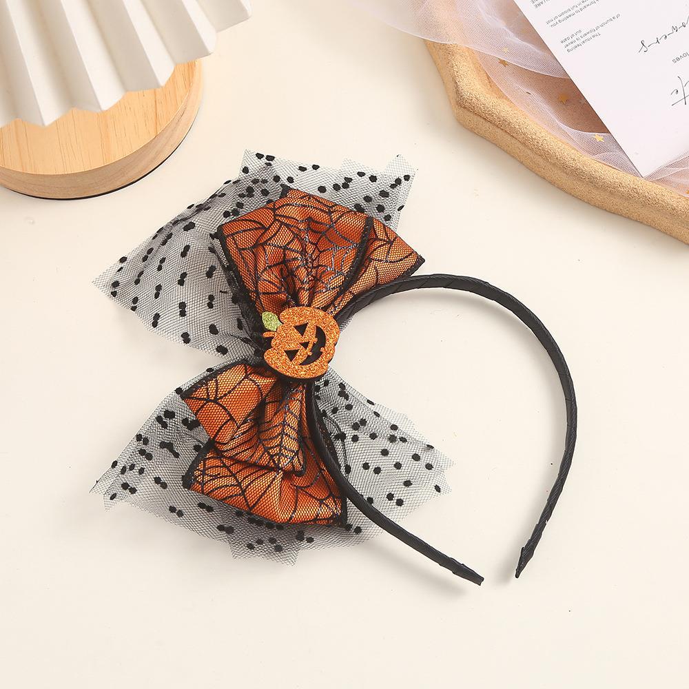 Children's Halloween Pumpkin Terrifying Skull Headbands Ghost Festival Party Party Funny Headbands Bat Spider Hair Accessories
