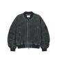 MATIN KIM Pigment Coated Back Logo Jumper In Charcoal