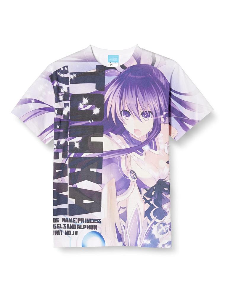 Cospa Date A Live Original Version Tohka Yatogami Full Graphic WHITE S Size T-Shirt