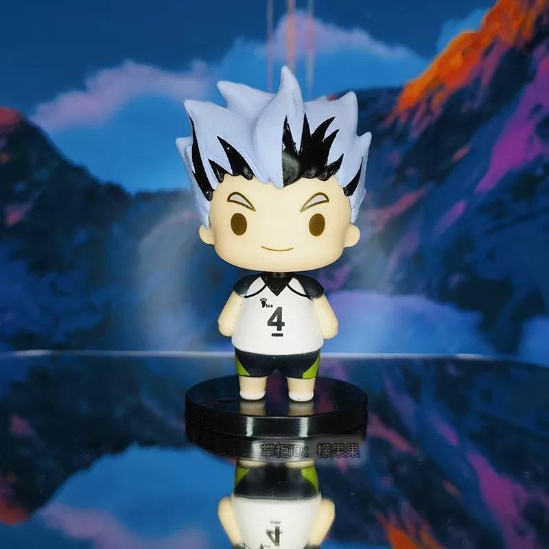 Высококачественный набор из 8 шт. ПВХ фигурок Аниме Хюга Сёё Кагэяма Тобио Q-версия Мультяшная модель Игрушка для детей Коллекци