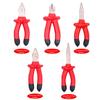 Flat Sharp Jaw Needle Nose Pliers Carbon steel Wire Handling Pliers  For Jewelry Making