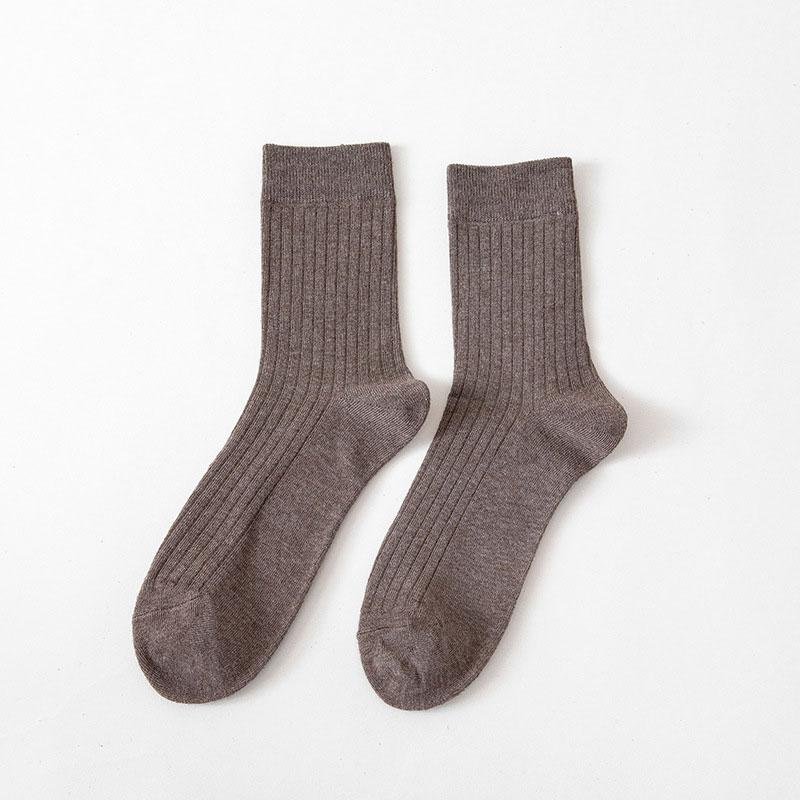 Winter Men Socks Cotton Warm White Socks Sports Essentials Men Tube Socks Solid Color