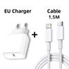 Xiaomi Быстрое зарядное устройство 20 Вт для iPhone 13 mini 12 11 pro 14 Pro Max Plus X XR XS USB Type C Кабель для быстрой зарядки Аксессуары