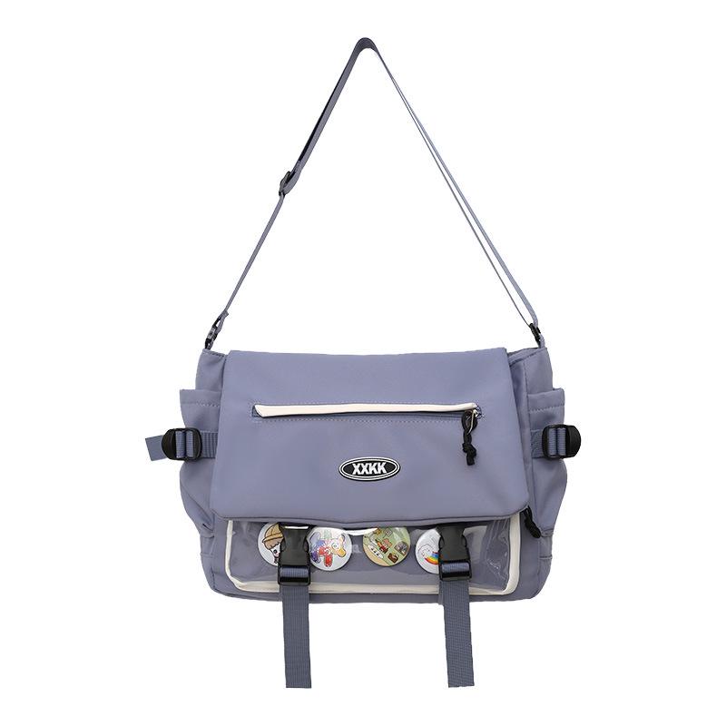 Универсальный рюкзак-мессенджер в корейском стиле: Модная кроссбоди большой вместимости для студентов