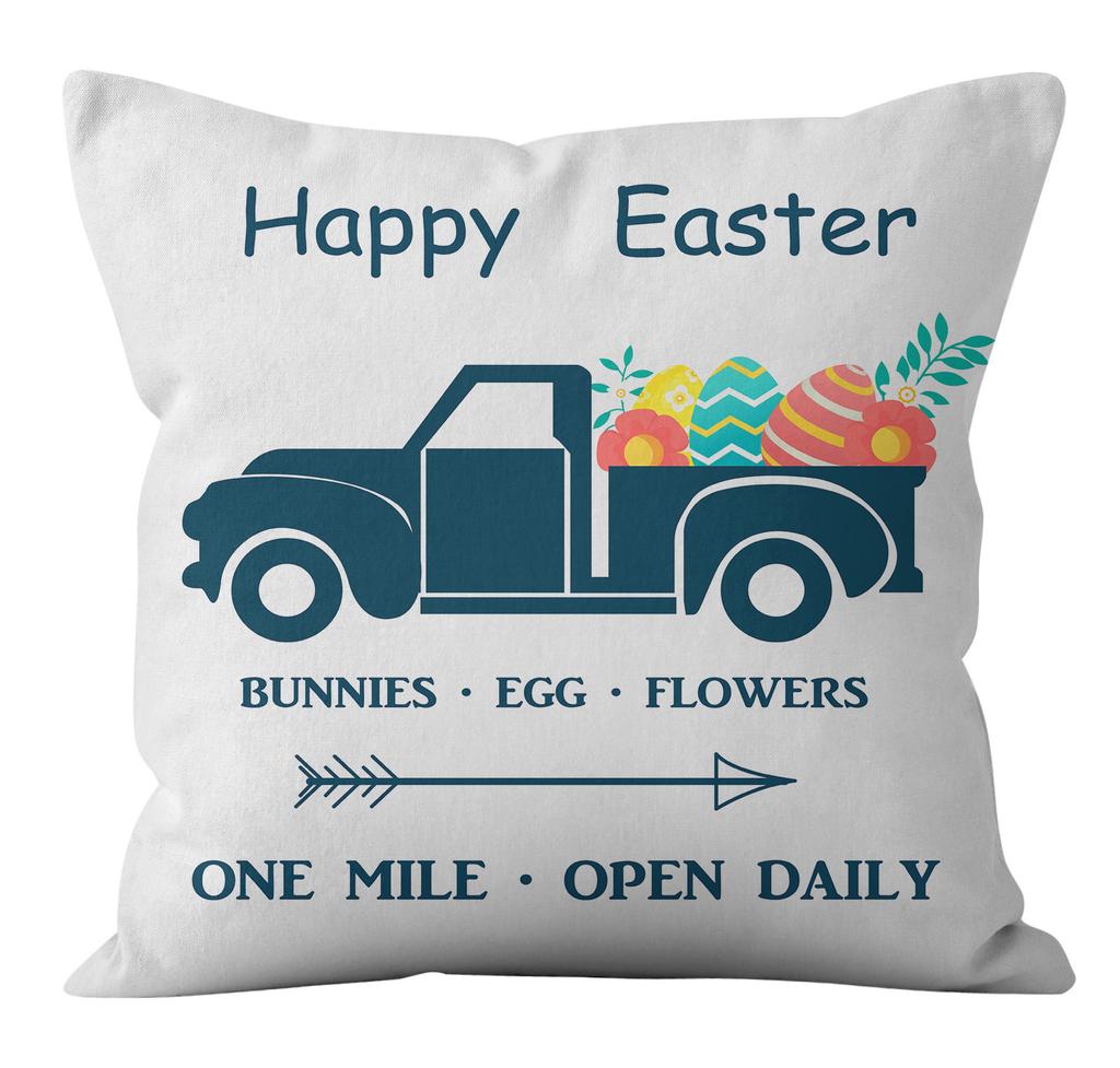 Пасхальная наволочка Повседневная Комбинация Спальня Дом Диван Подушка Чехол для подушки Подушка