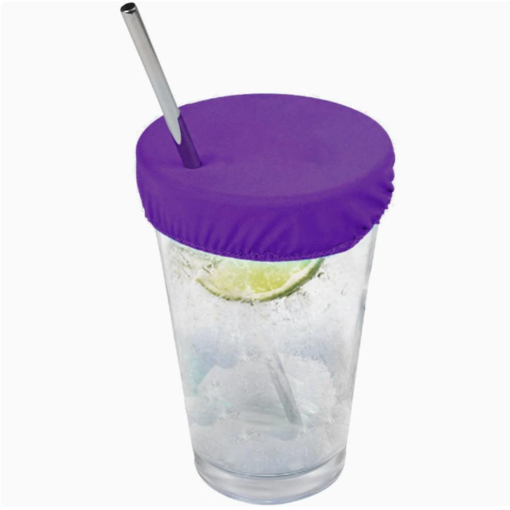 10pcs Stretchy Fabric Drink Scrunchie Covers Alcohol Protection Drink Cup Protector Nightclub