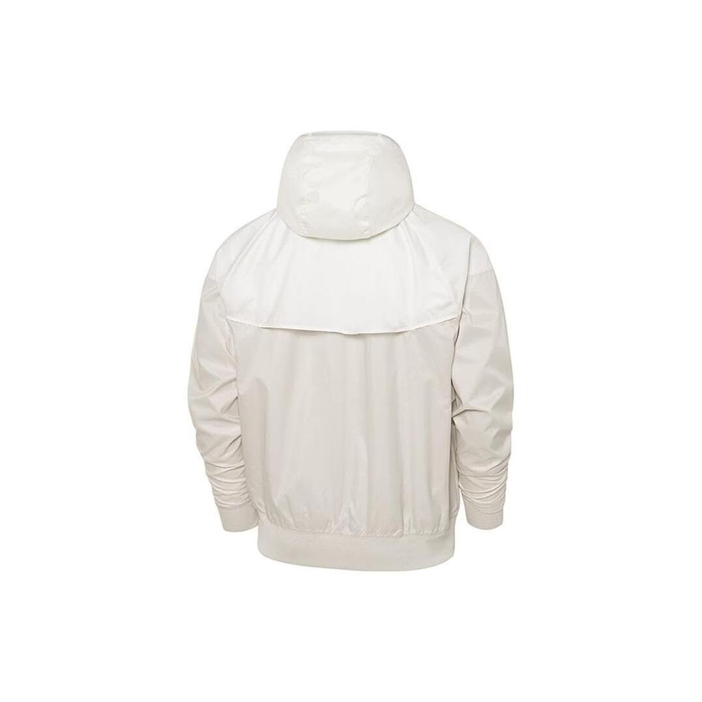 Nike Спортивная куртка Windrunner с капюшоном Light Orewood Brown/Sail/Black Мужская уличная одежда DA0001-104