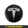 4pcs Car Wheel Center Hub Cap Rim Cover Sticker For Tesla Model 3 Y S Bonina X Coil Roadster 2024 Auto Emblem Badge Accessories
