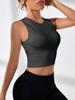 Women's Quick-Dry Seamless Yoga Top - Sleeveless, Sexy Sports Vest