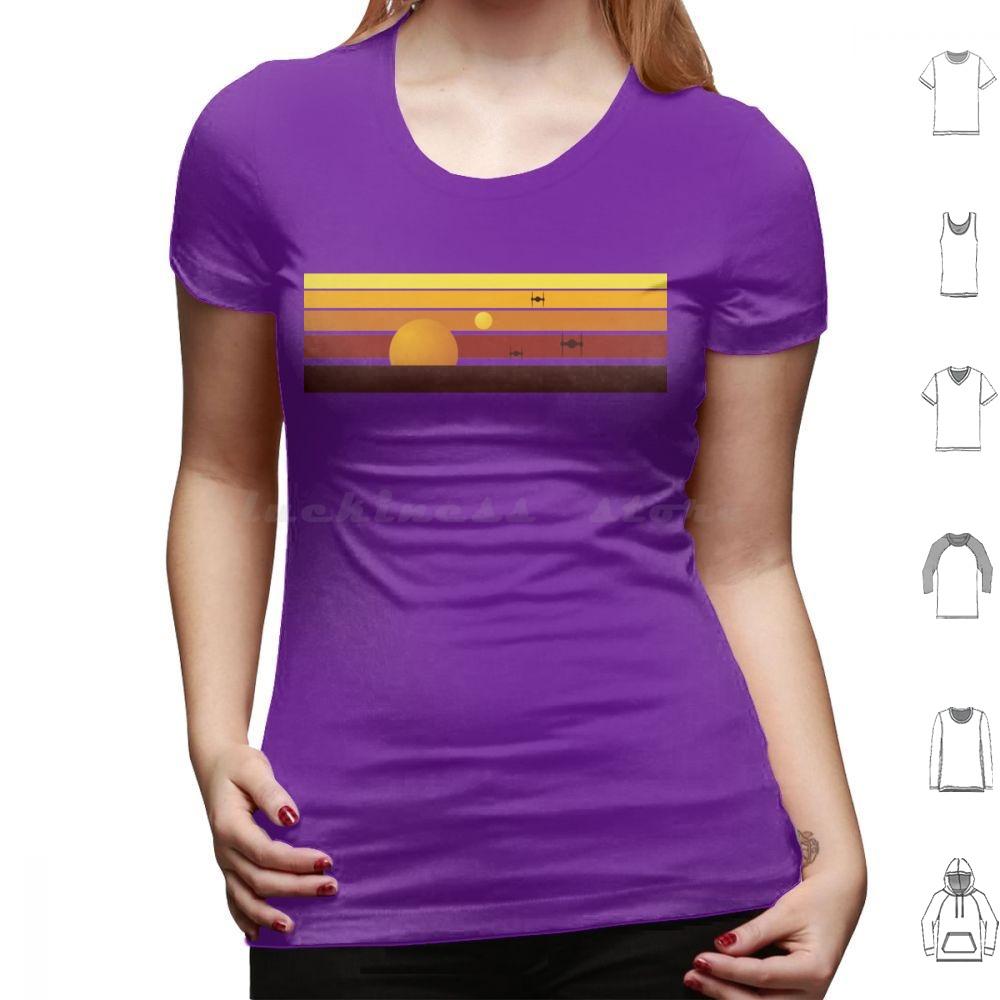 Tatooine Sun Classic T Shirt Cotton Men Women DIY Print Tatooine Sun
