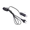 1.5M Power Cord Cable With Dimmer On Off Switch  For Salt Rock Lava Lamp