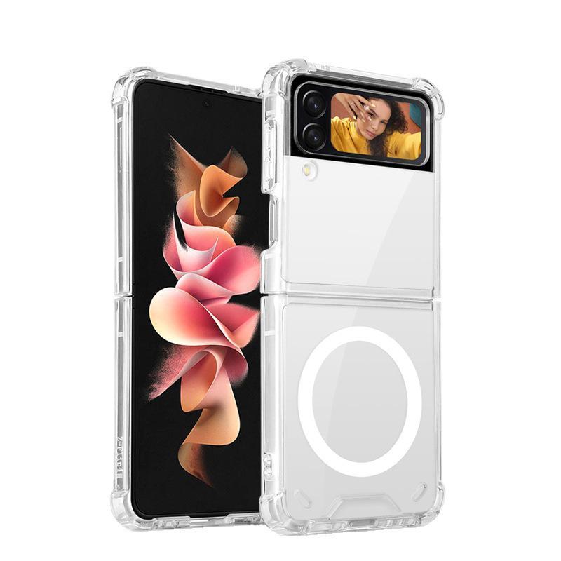 Акриловый магнитный чехол Samsung Z Flip7 - Противоударная защитная накладка для Galaxy Z Fold6