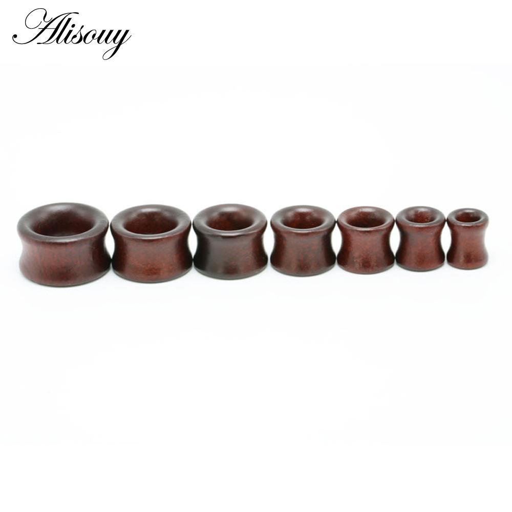 2 шт., модные беруши для тоннелей плоти, расширитель для пирсинга большого калибра, коричневый бубинга, розовое дерево, 8 мм-20 мм, украшения для пирсинга тела для мужчин