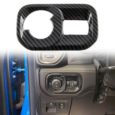Для Dodge RAM 1500/RAM TRX -2023 -2023 Аксессуары для салона автомобиля ABS Крышка переключателя головного света Накладка 1 шт. Подходит только для левого руля!