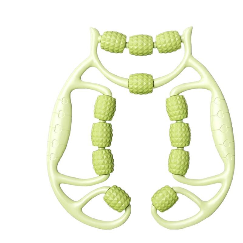 12-колесный пенороликовый массажер для ног - инструмент для расслабления мышц и похудения для йоги