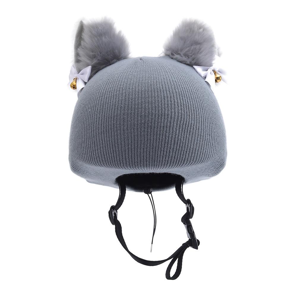 Cute Cartoon Ski Helmet Cover Multifunctional Outdoor Sports Windproof Warm Hat Fun Decorative Wool Hat