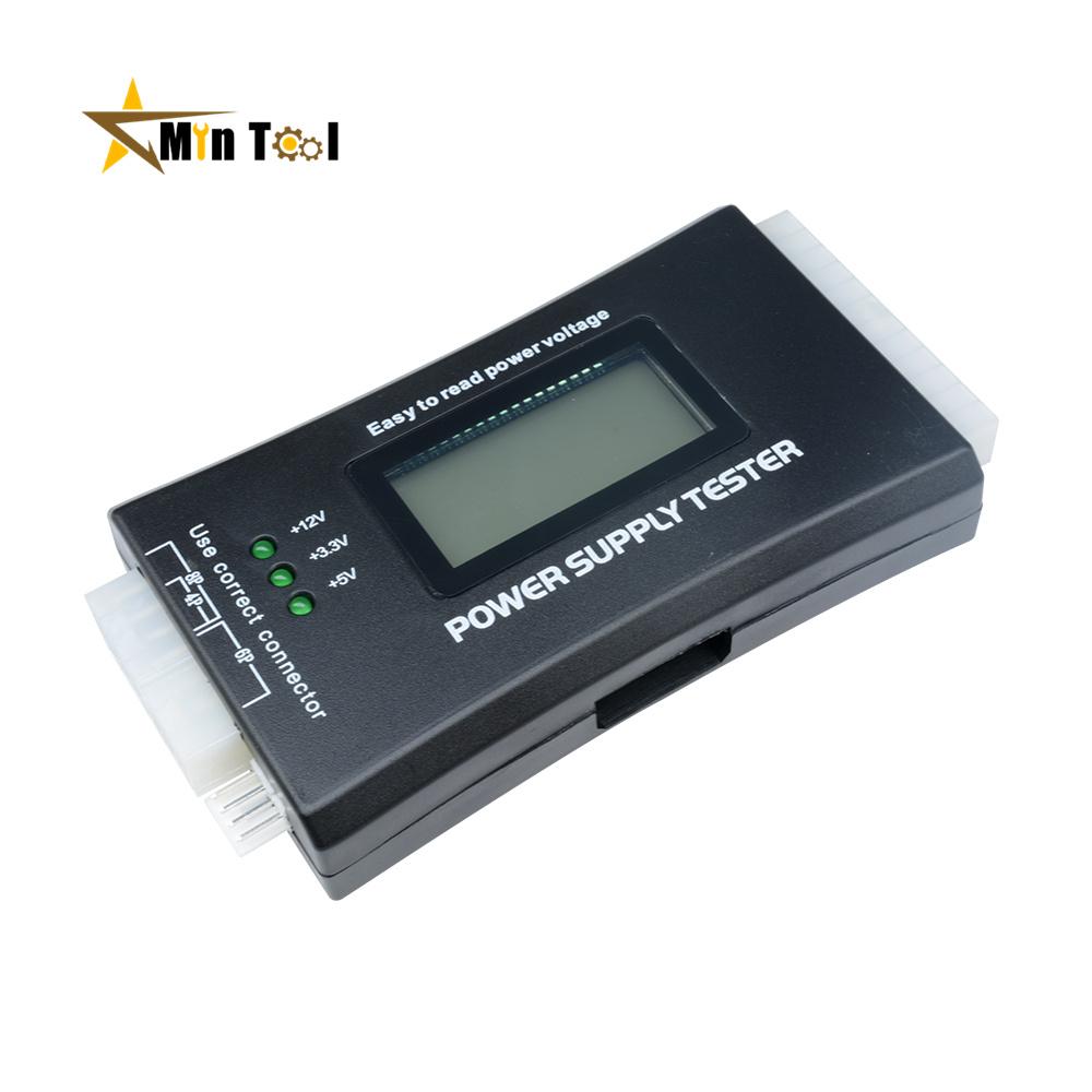 Digital LCD Display PC Computer 20/24 Pin LCD Tester Check Bank Supply Power Measuring Diagnostic Tester Tool Power Supply