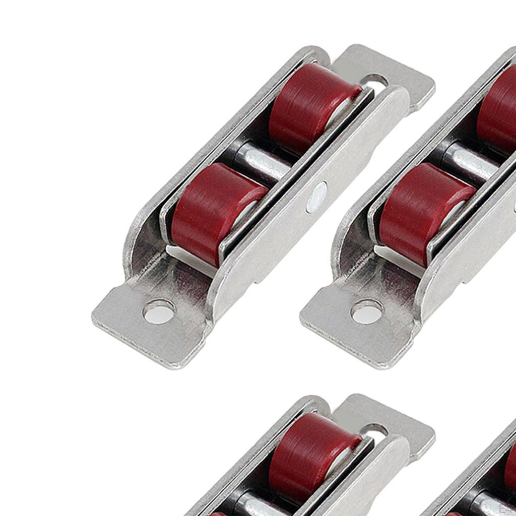 4 шт. двухтактный оконный шкив из нержавеющей стали, нейлоновые ролики для спальни