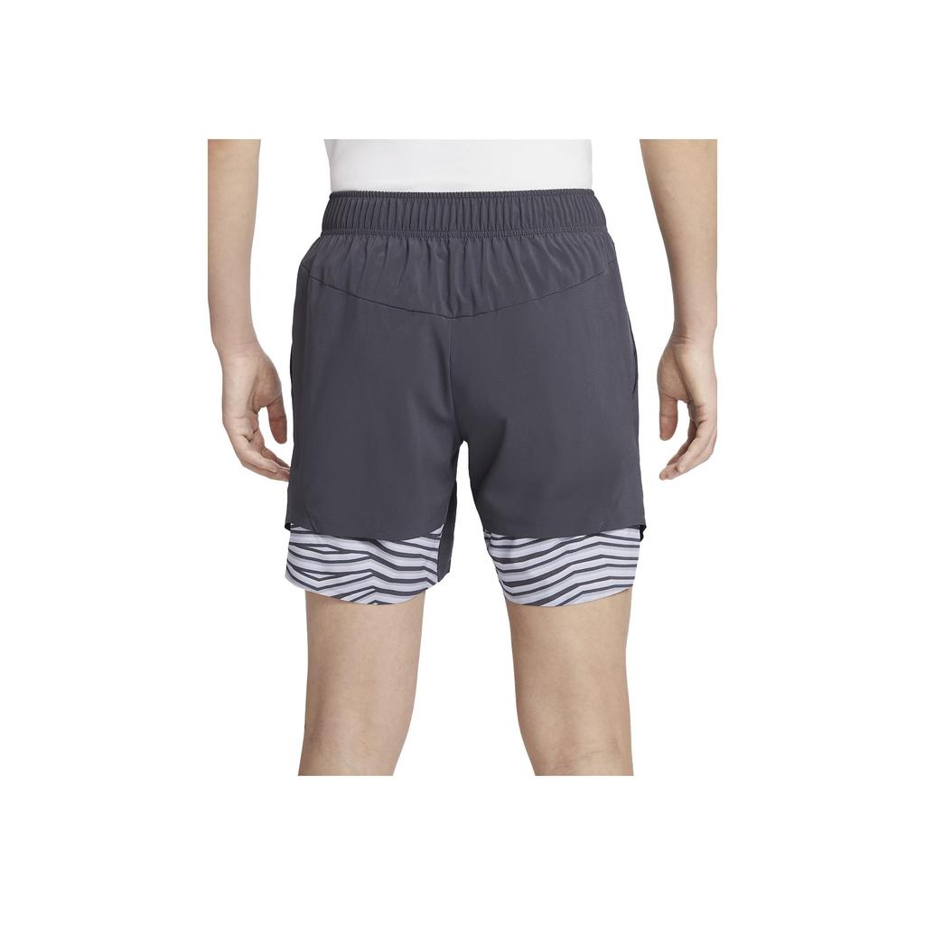 Nike Dri-FIT Solid Straight-Leg Athletic Shorts Men Bottoms Phantom-Iron DV0705-015