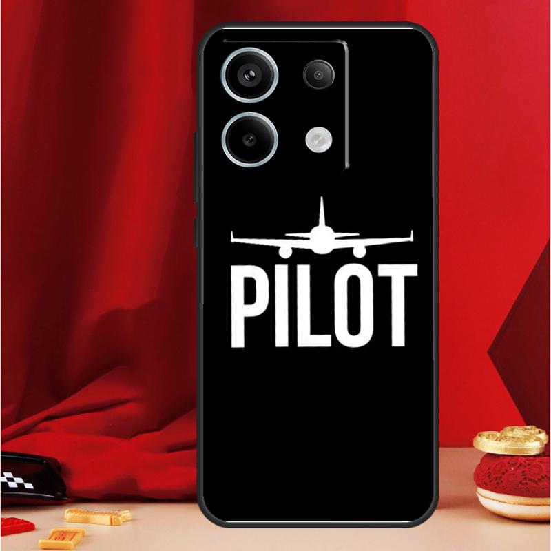 Чехол для телефона Пилот самолета Для Xiaomi Redmi Note 13 Pro 12 10 9 8 11 Pro 12S 11S 10S 9S 10A 9C 10C 12C 13C