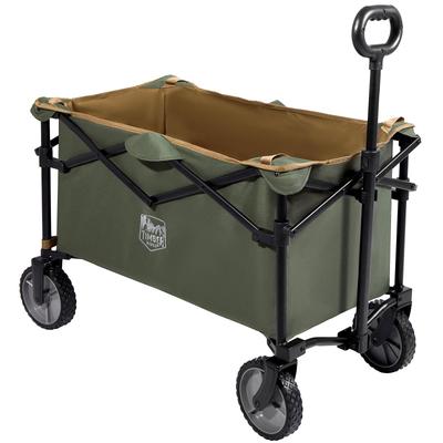 TIMBER RIDGE Carry Carry Wagon Уличная тележка Складная Большая вместимость 147 л Запатентованная компактная конструкция Легкая конвергентная вездеходная отдельно стоящая