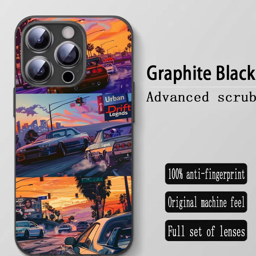 Чехол для телефона с дизайном в стиле Gta-6 для iPhone 16 15 14 13 12 11 X XR XS 8 Plus Mini Pro Max Мягкий черный Ударопрочный чехол