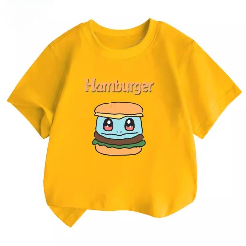 Potdemiel Summer New Pikachu Kids 100 Cotton TShirt Comfortable and Breathable Suitable for Boys and Girls