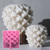 Epoxy Plaster Mold Not Stick Reusable Easy Demould Cylinder Shape Morning Glory Stilus Baking Washable Home Decoration Candle Mold Kitchen Supplies