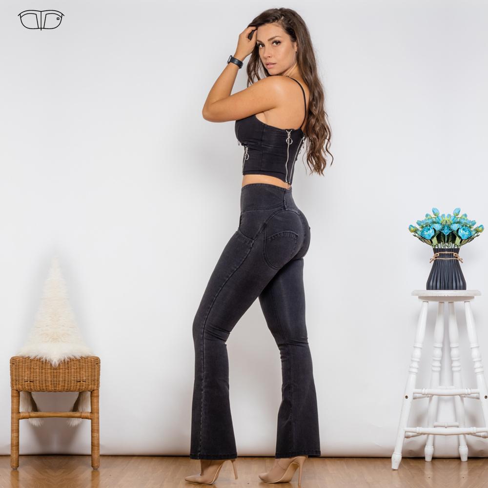 Shascullfites Shaper Set Bodysuit Push Up Top Black Jeans Zipper Crop Top High Waist Flare Jeans Two Piece Sets Womens Outifits