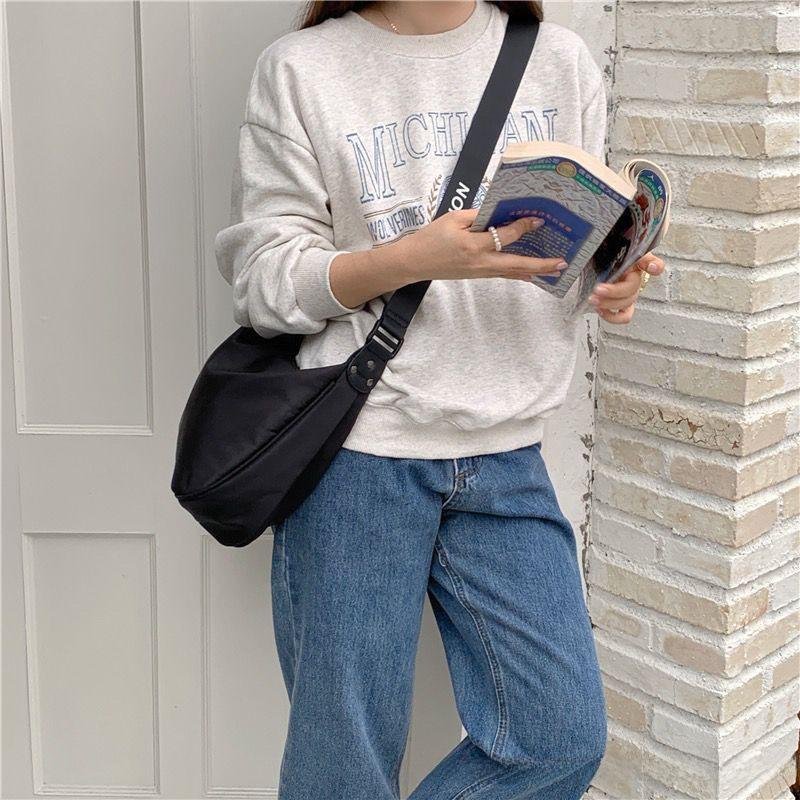 2025 Водонепроницаемая сумка для пельменей Oxford Crescent: Стильная сумка через плечо и почтальонка весна/лето