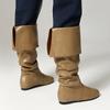 Women's medium boots autumn and winter new flat casual boots retro stage catwalk boots