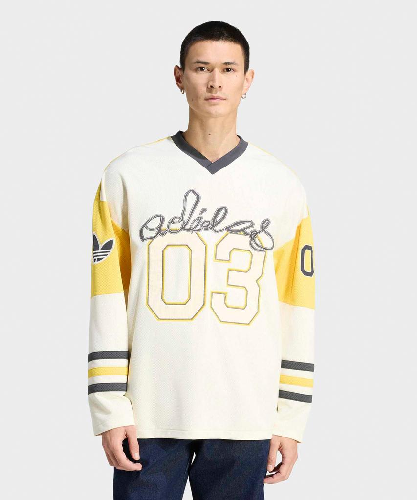 ADIDAS Hockey Long Sleeve Jersey - Yellow / Ku9188