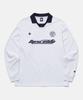 Descente Sporty Collared Long Sleeve T-Shirt White (Sp221Upl41)