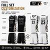 Custom Reversible Basketball Jersey Set Sublimation Team Uniform Kit Quick-Dry Breathable Basketball Wear for Adult/Kids
