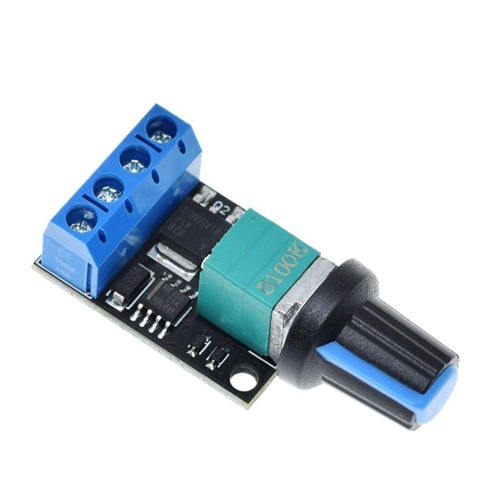 5PCS 12V 5-16V LED Dimmer Governor Switch DC Motor Speed Controller Power Controller 10A Voltage Regulator Fan Motor