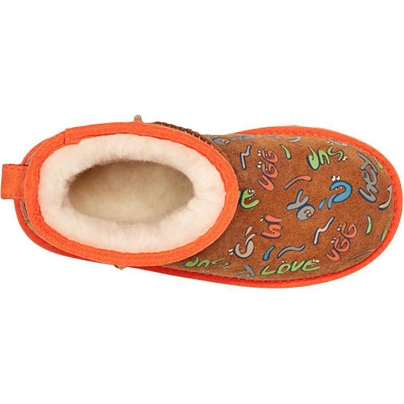UGG CLASSIC MINI Мягкие и удобные Нескользящие Износостойкие Нескользящие Износостойкие Детские Ботинки 1103615T-CHE