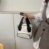 Fashionable Small Box-shaped Handbag For Women Elegant Pu Leather Carry Bag