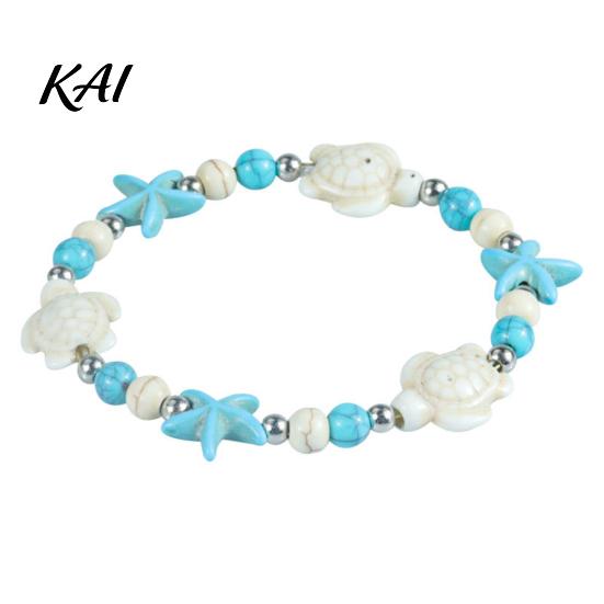 Seaside Commemorative Jewelry Summer Beach Bracelet, Bohemian Sea Shell Turtle Braided Handmade Woven Boho Coastal Gift String Wristband, Adjustable