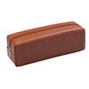 Pencil Case Faux Leather Pencil Pouch Organizer Small Zipper Pen Bag Multi-functional Cosmetic Makeup Bag for Work Travel