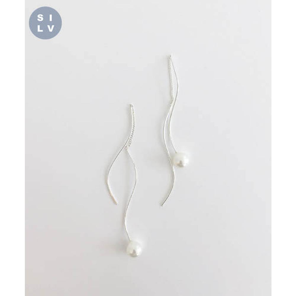 (Silver925) Wave Earring
