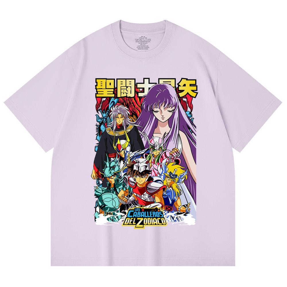Унисекс футболка из 100% хлопка плотностью 230 г/м² с принтом Saint Seiya V2