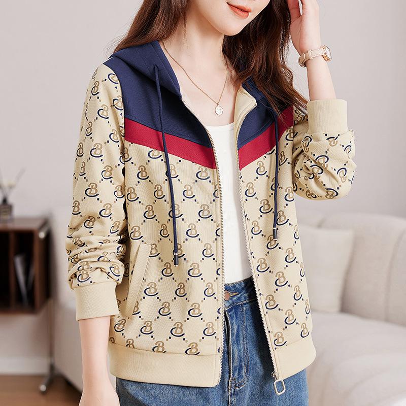 Женский тонкий повседневный топ Clash of Colours на осень и зиму