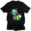 Invader Zim Graphic Tshirt Kawaii Zim Image Women Unisex Retro Shir Fashion Tee Cute Print Cartoon T Shirt Creativity Short-sleev