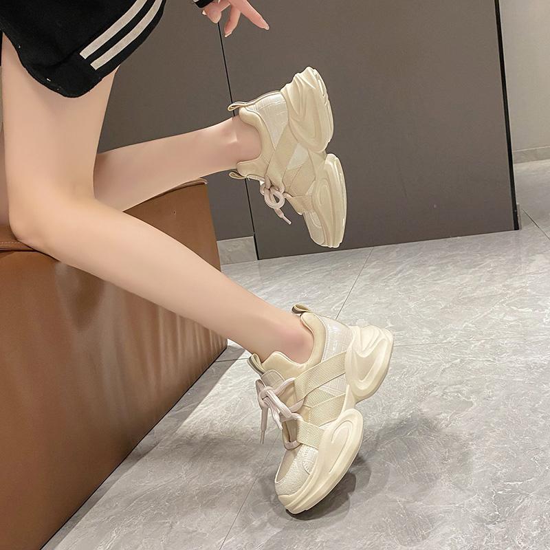 New Sneakers for Women Fashion Solid Color Breathable Women's Vulcanize Shoes Solid Color Ladies Sport Shoes Zapatos Mujer