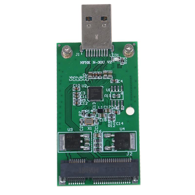 1 шт. Mini Usb 3.0 для Pcie Msata внешний SSD-адаптер для печатной платы