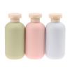 2 шт. 100/200 мл Синий Зеленый Розовый Пустой Пластиковый Флакон с Дозатором для Лосьона Шампуня Флакон с Крышкой Флип Косметические Контейнеры Многоразовые Флаконы